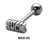 SUCK S316L Tongue Piercing MAD-50